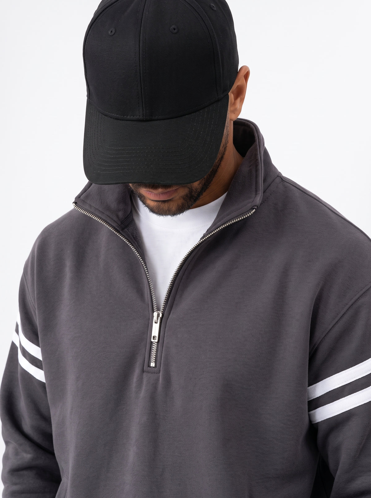 Ensemble Half-Zip – Gris anthracite