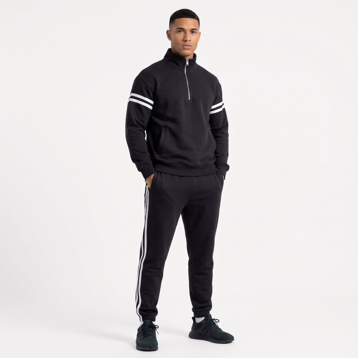 Ensemble Half-Zip – Noir