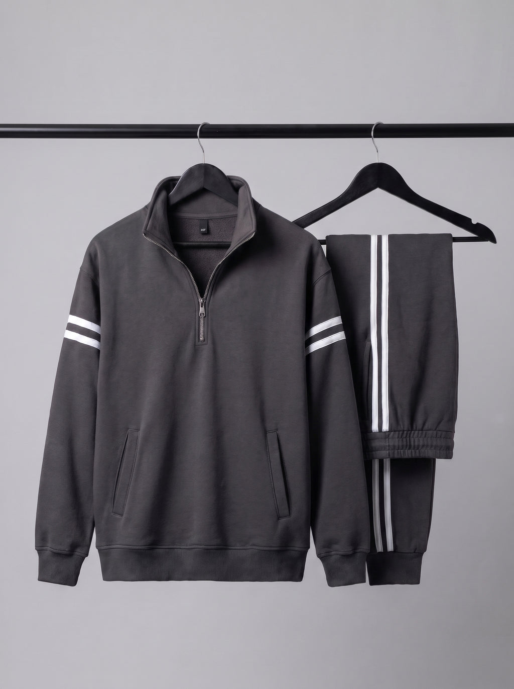 Ensemble Half-Zip – Gris anthracite