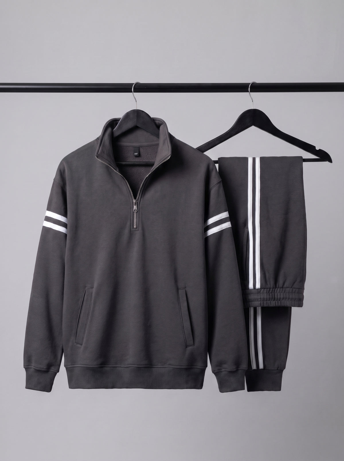 Ensemble Half-Zip – Gris anthracite