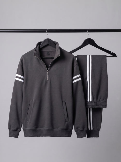 Ensemble Half-Zip – Gris anthracite